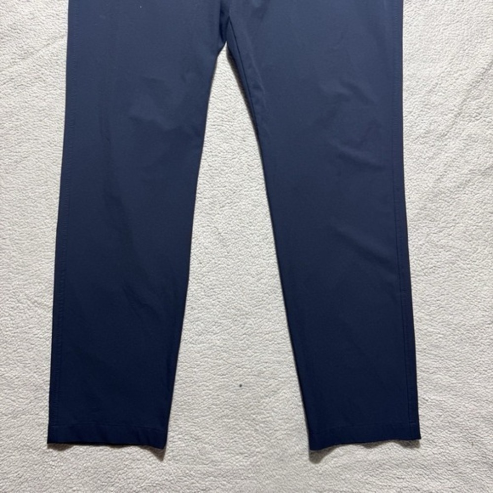 Under Armour Pants Mens 38 Black Slacks Chino Mid Rise Stretch Waist Straight - Picture 3 of 14